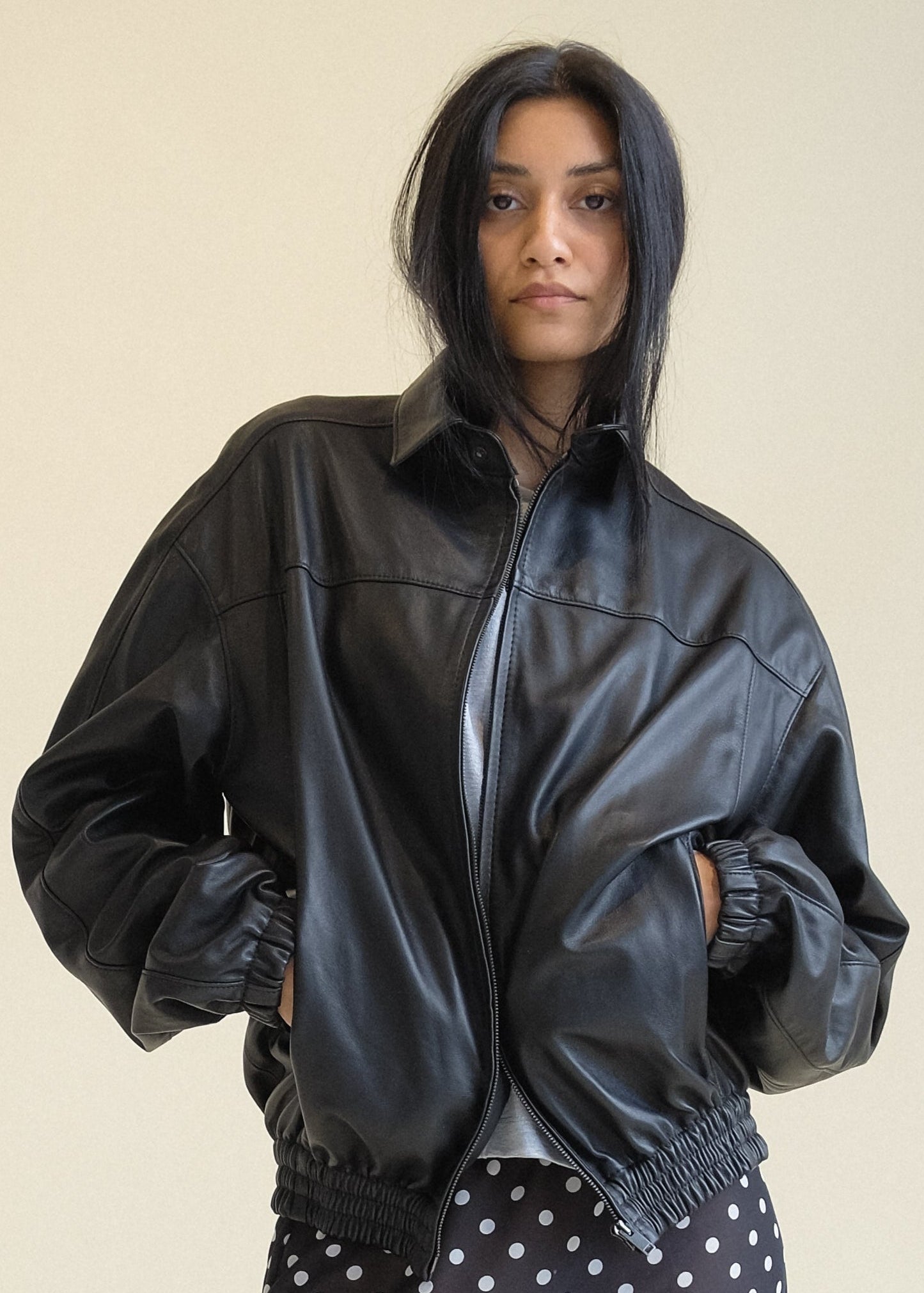 Vela Jacket in Leather