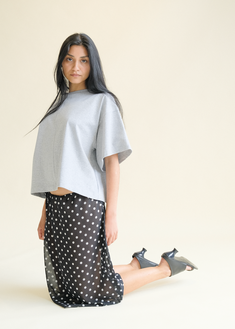 Eddie Boyfriend T-Shirt in Cotton Jersey