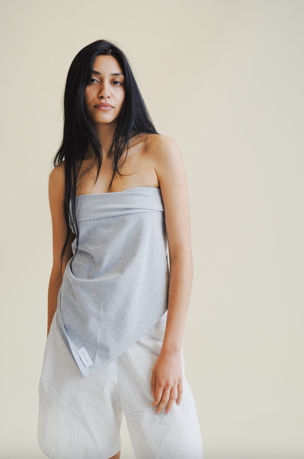 Cleo Scarf in Cotton Jersey