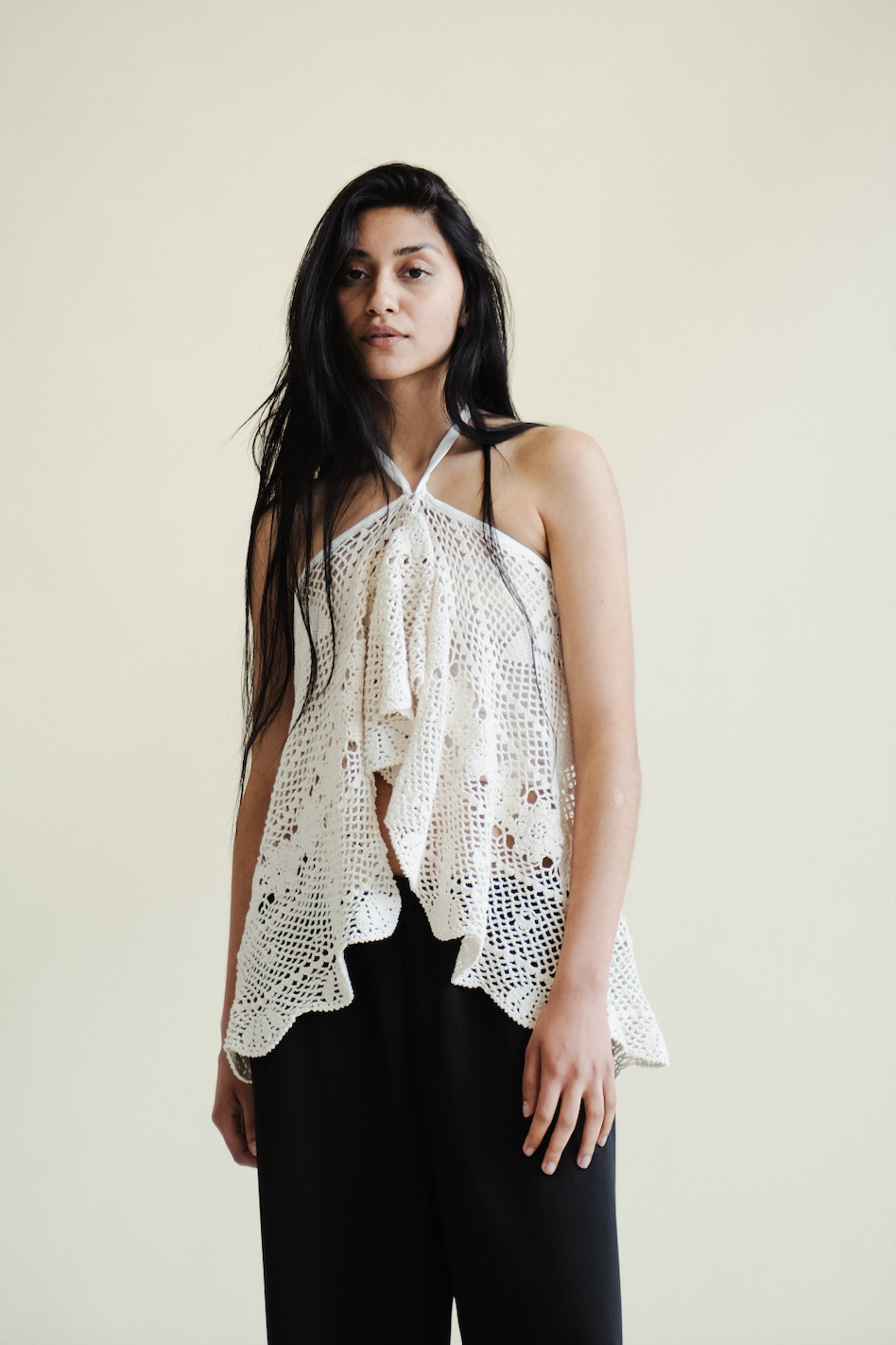 Tari Crochet Halter Top