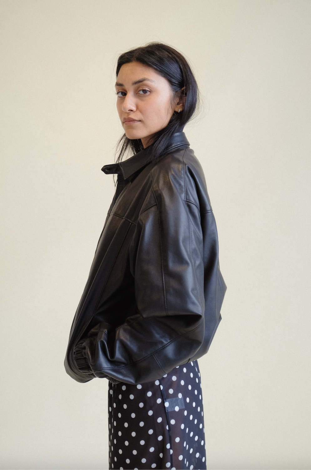 Vela Jacket in Leather