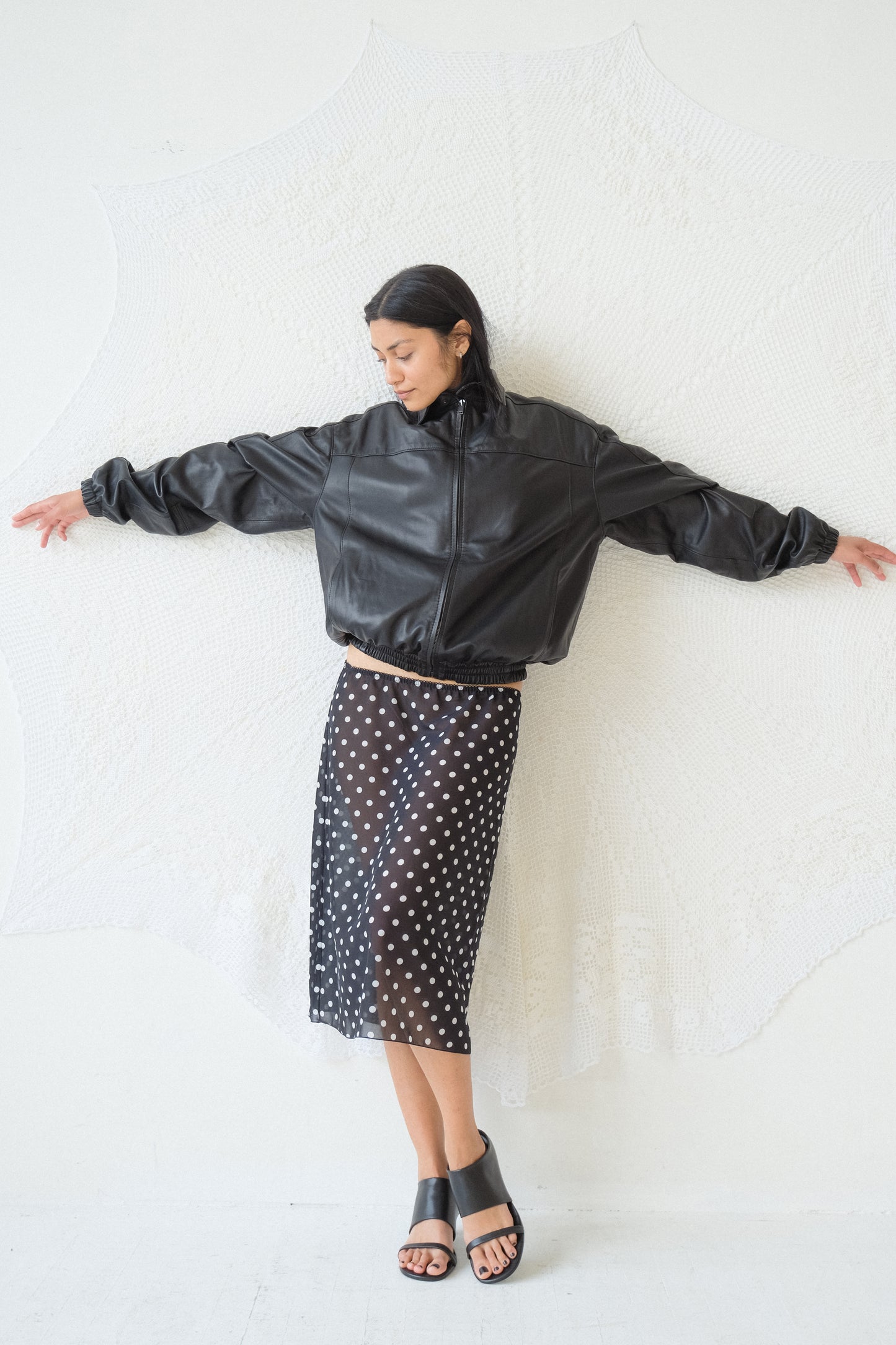 Vela Jacket in Leather